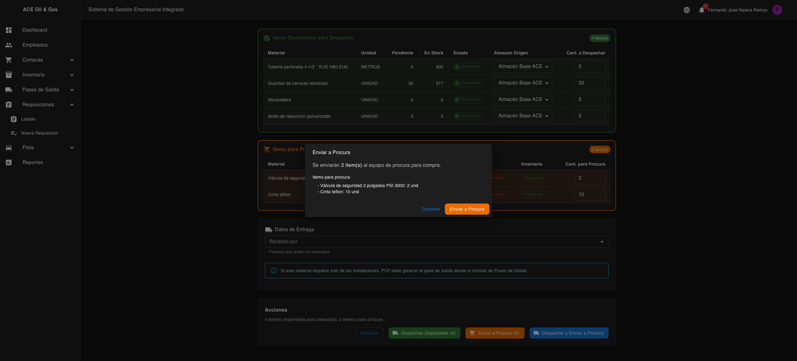 Confirmacion de solo procura